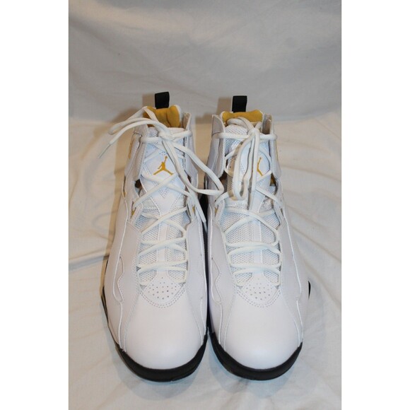 NIKE AIR JORDAN MEN\'S TRUE FLIGHT ATHLETIC SNEAKERS WHITE GOLD BLACK NEW SZ 13 main image 7